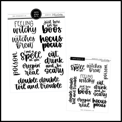 Lettered by Kim | Halloween Quotes 2