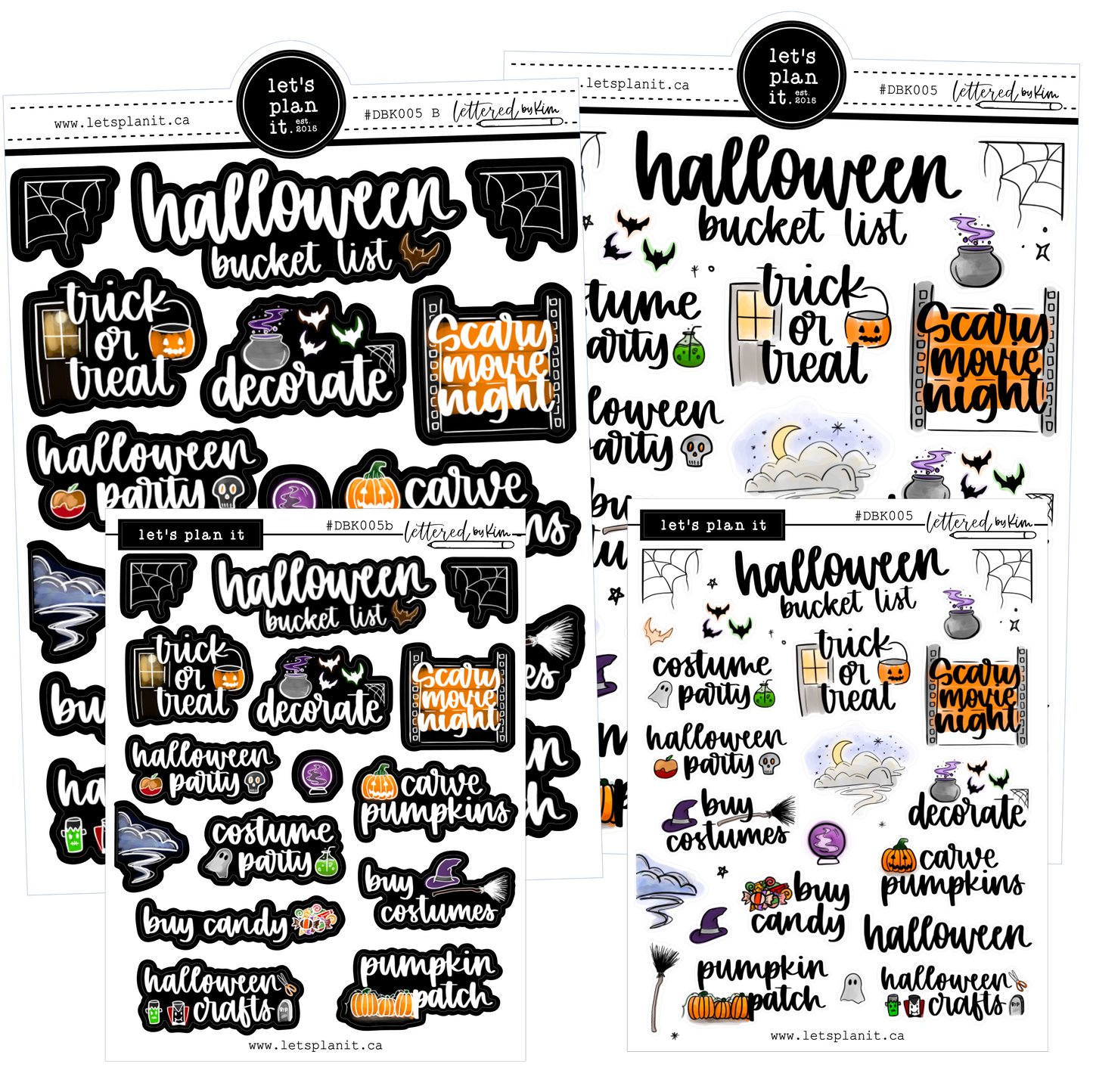 Lettered by Kim | Halloween Bucket List