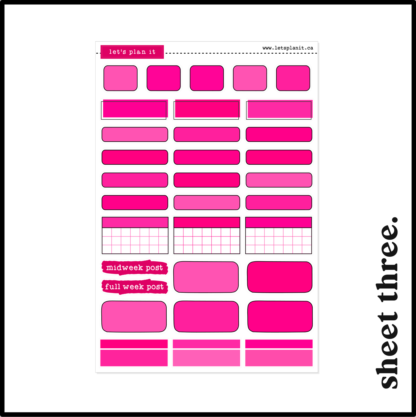 FELICITY COLLECTION | Weekly Kits