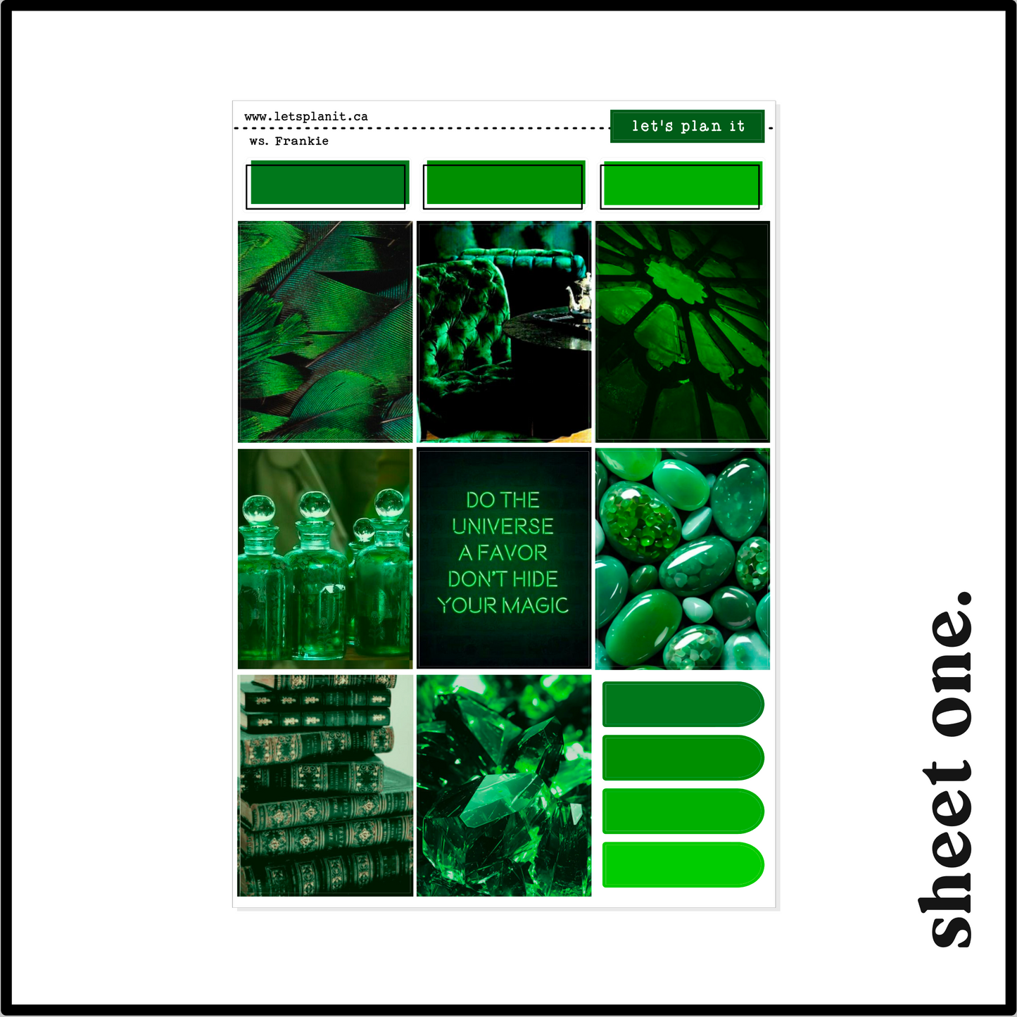 FRANKIE COLLECTION | Weekly Kits