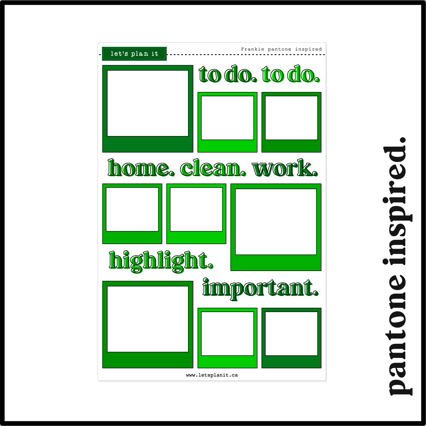 FRANKIE COLLECTION | Weekly Kits