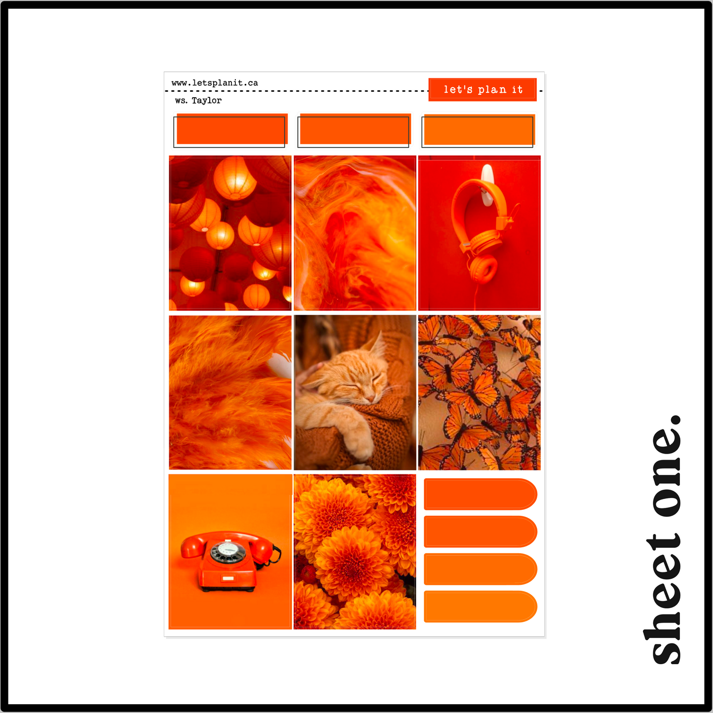 TAYLOR COLLECTION | Weekly Kits