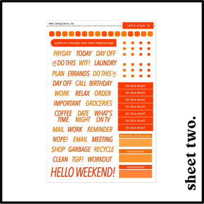 TAYLOR COLLECTION | Weekly Kits