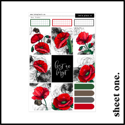 POPPY COLLECTION | Weekly Kits