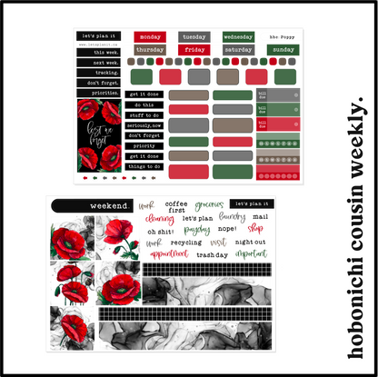 POPPY COLLECTION | Weekly Kits