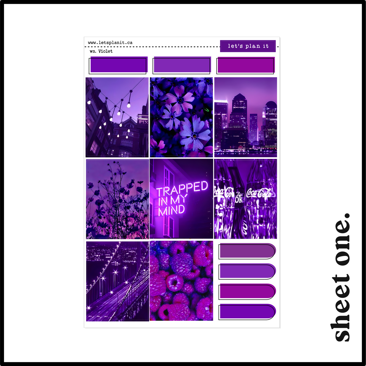 VIOLET COLLECTION | Weekly Kits