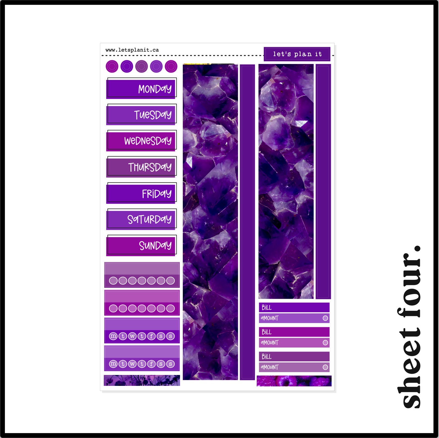 VIOLET COLLECTION | Weekly Kits