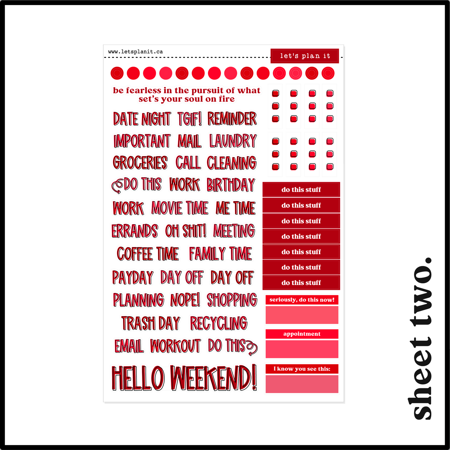 NESSA COLLECTION | Weekly Kits