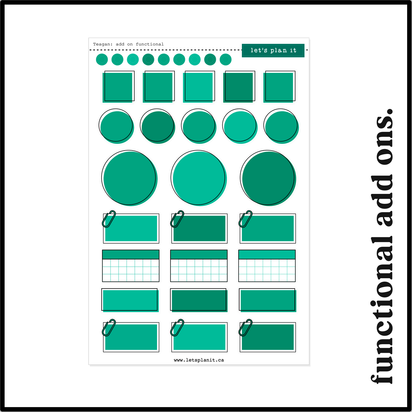 TEAGAN COLLECTION | Weekly Kits