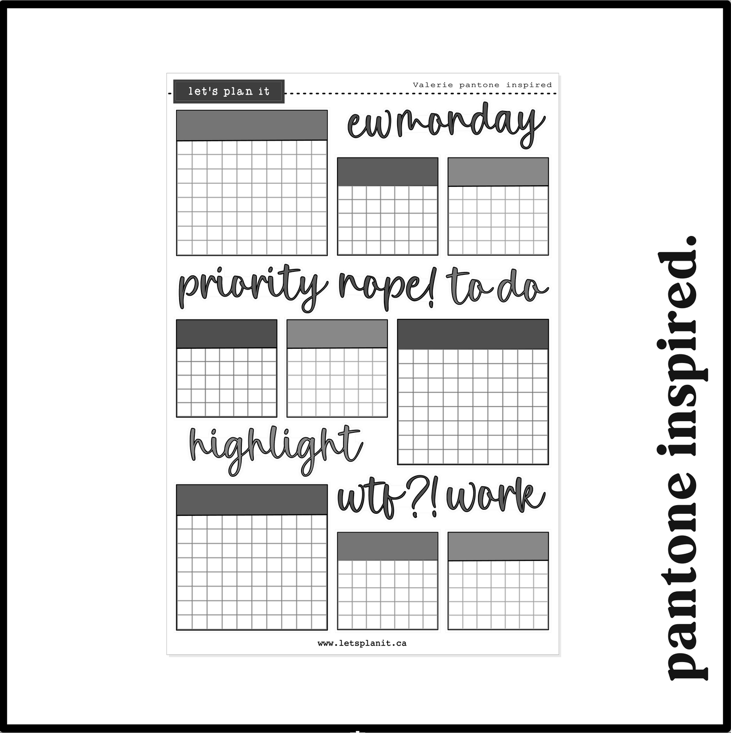 VALERIE COLLECTION | Weekly Kits