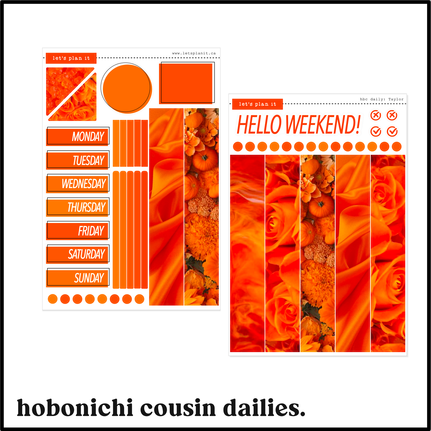 TAYLOR COLLECTION | Weekly Kits