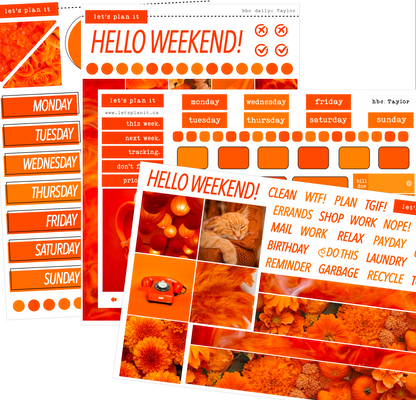 TAYLOR COLLECTION | Weekly Kits