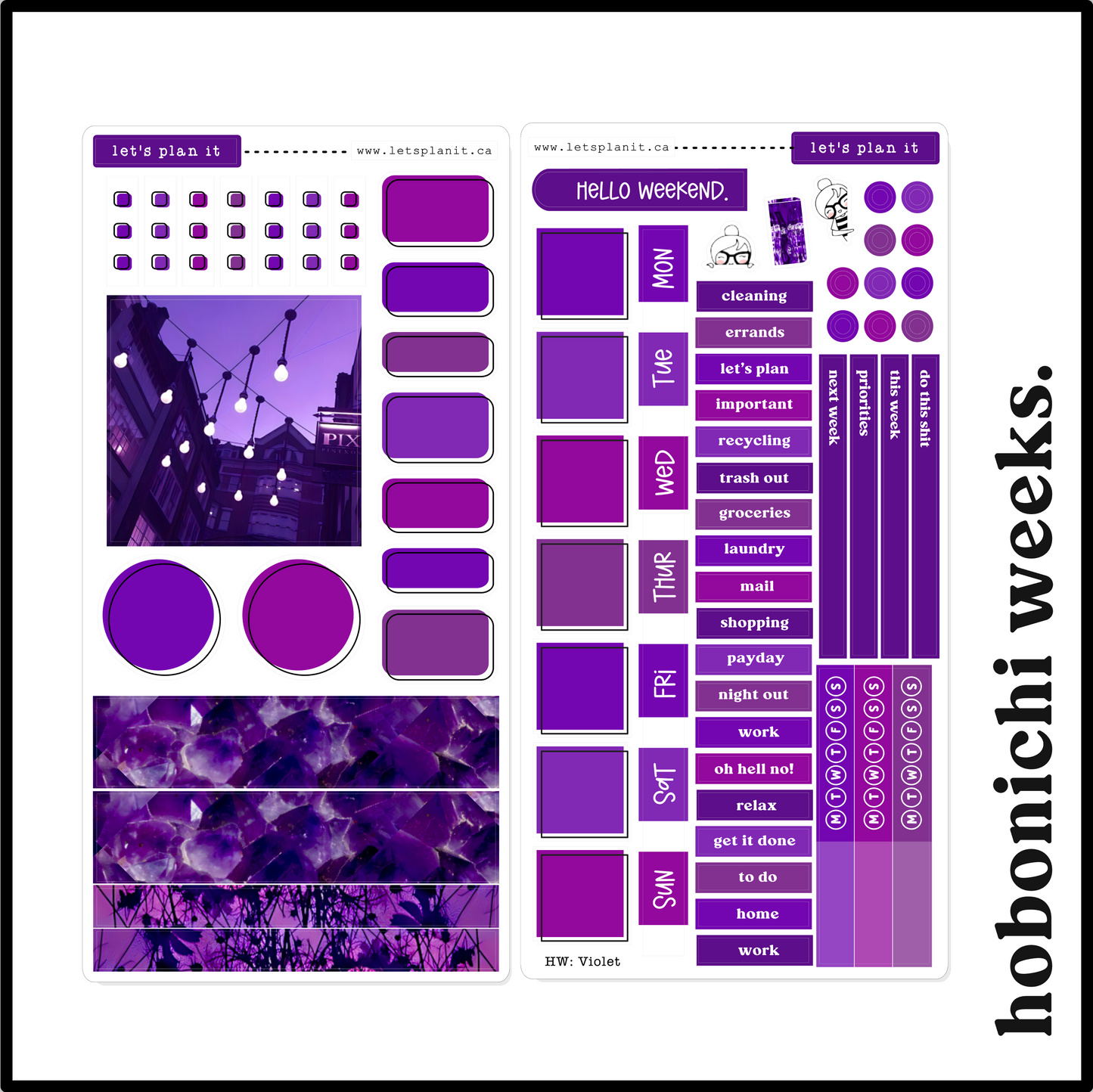 VIOLET COLLECTION | Weekly Kits