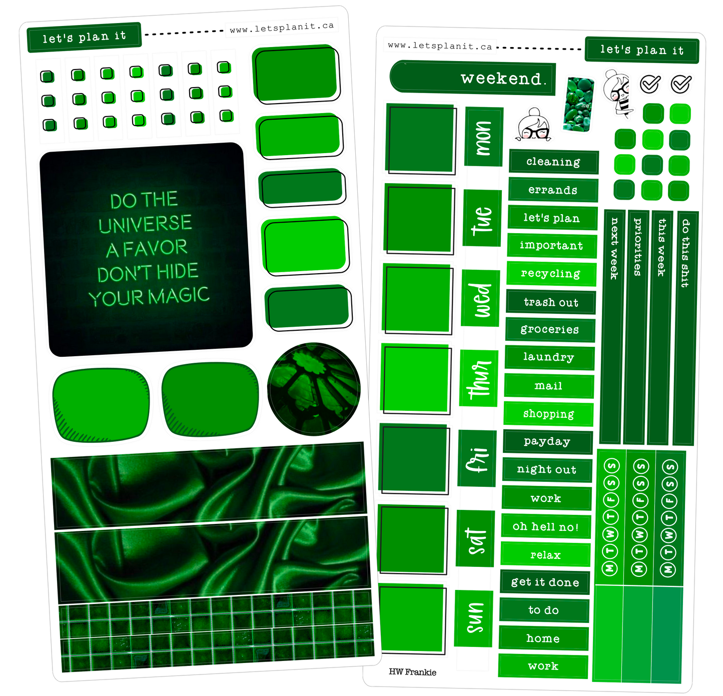 FRANKIE COLLECTION | Weekly Kits