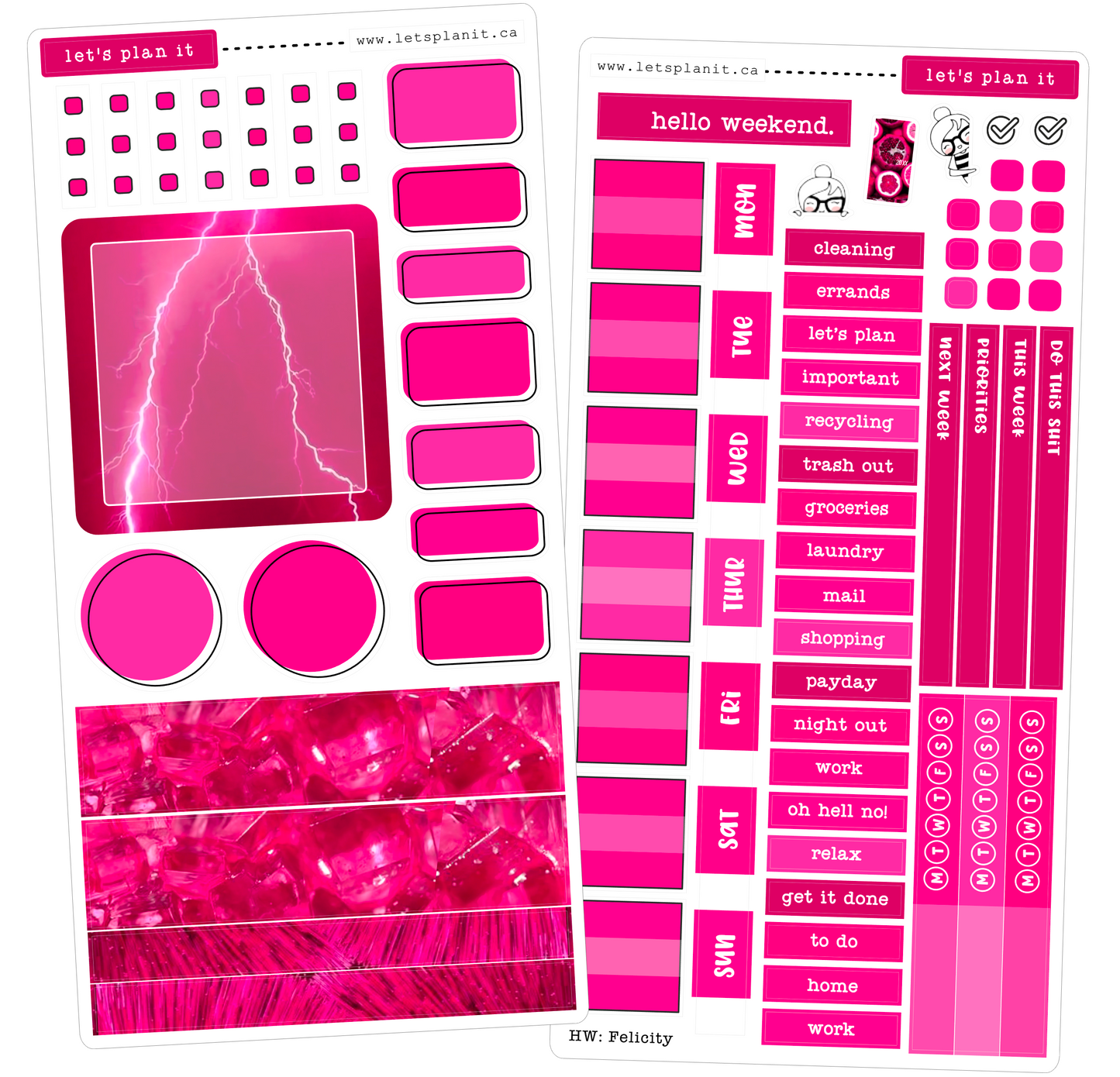 FELICITY COLLECTION | Weekly Kits