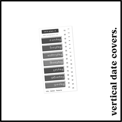 VALERIE COLLECTION | Weekly Kits