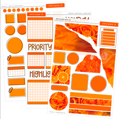 TAYLOR COLLECTION | Weekly Kits