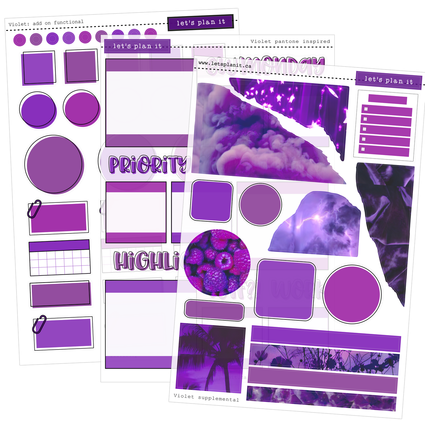VIOLET COLLECTION | Weekly Kits