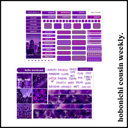 VIOLET COLLECTION | Weekly Kits