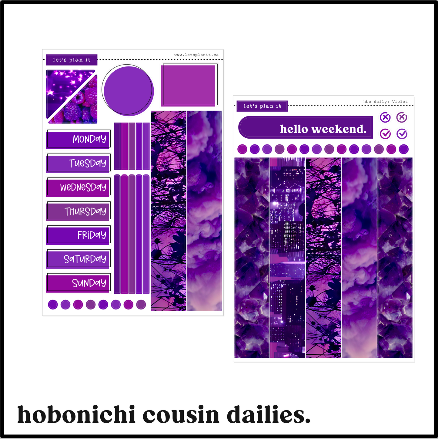 VIOLET COLLECTION | Weekly Kits