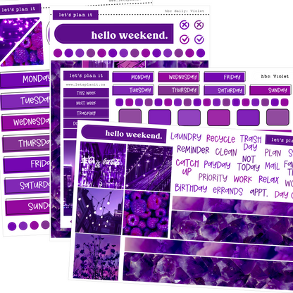 VIOLET COLLECTION | Weekly Kits