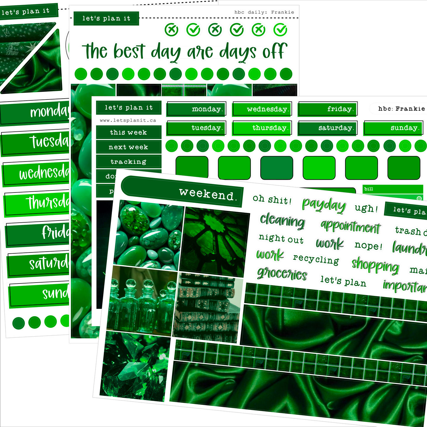 FRANKIE COLLECTION | Weekly Kits