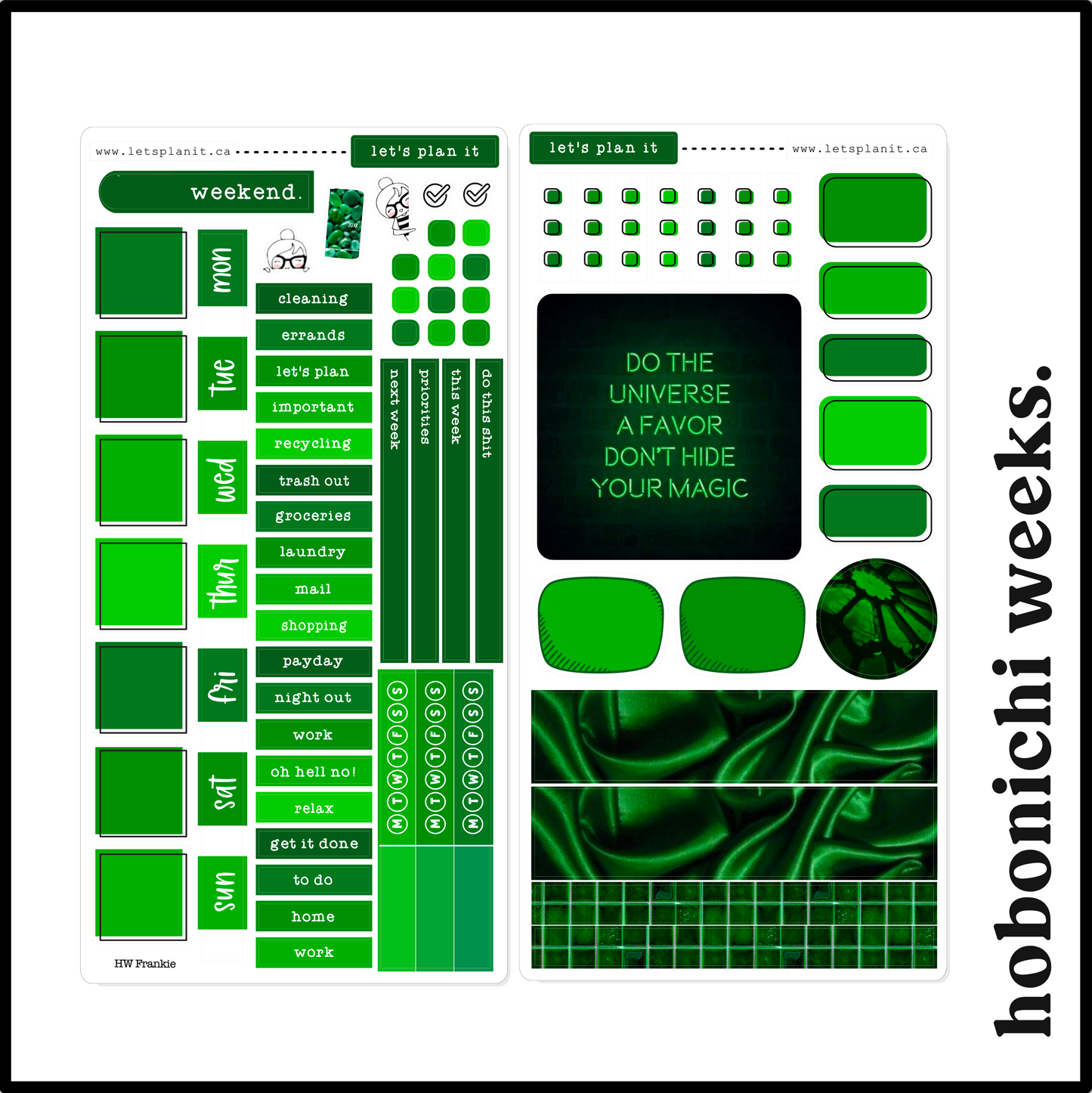 FRANKIE COLLECTION | Weekly Kits