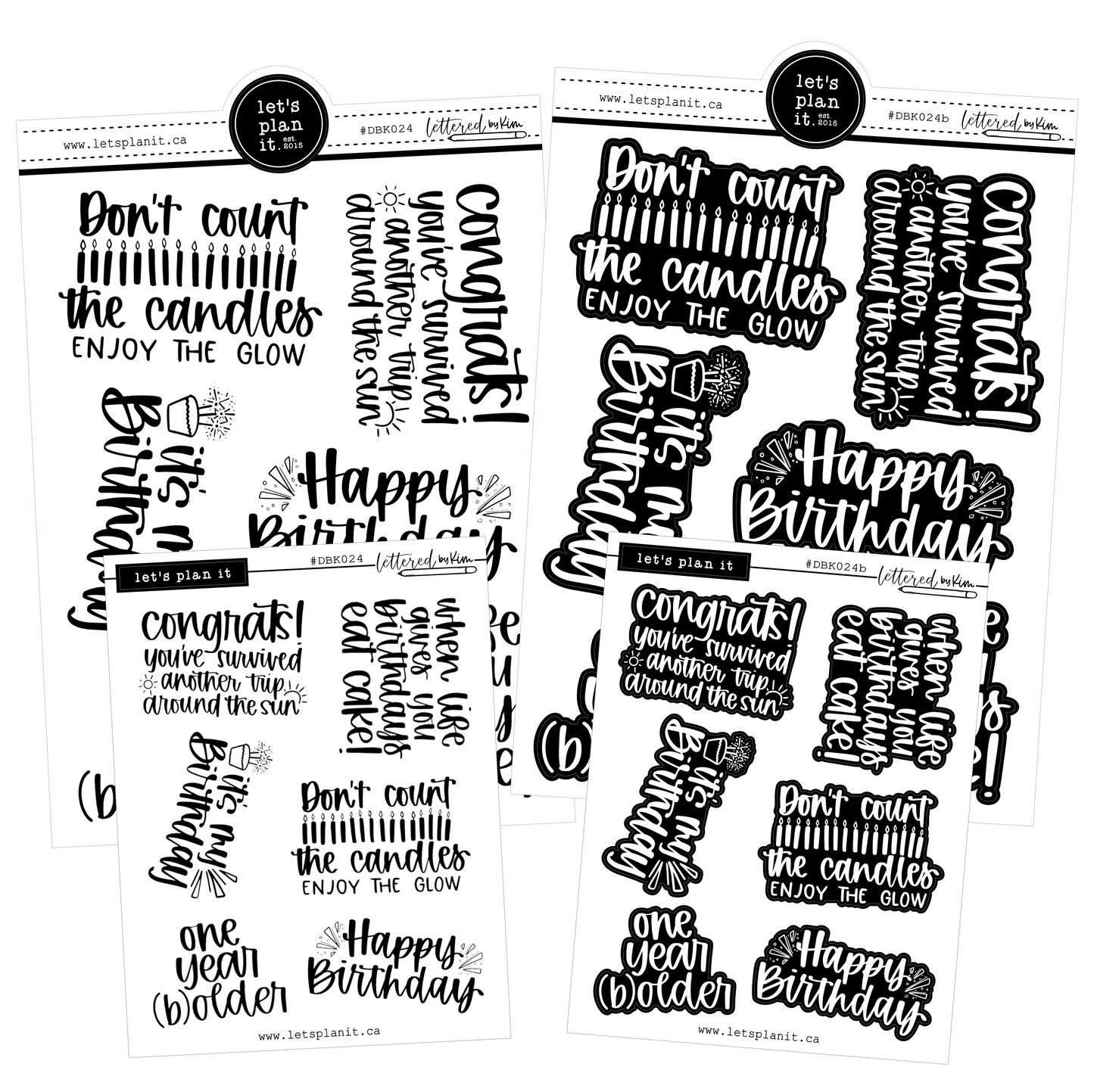 Lettered by Kim | Birthday