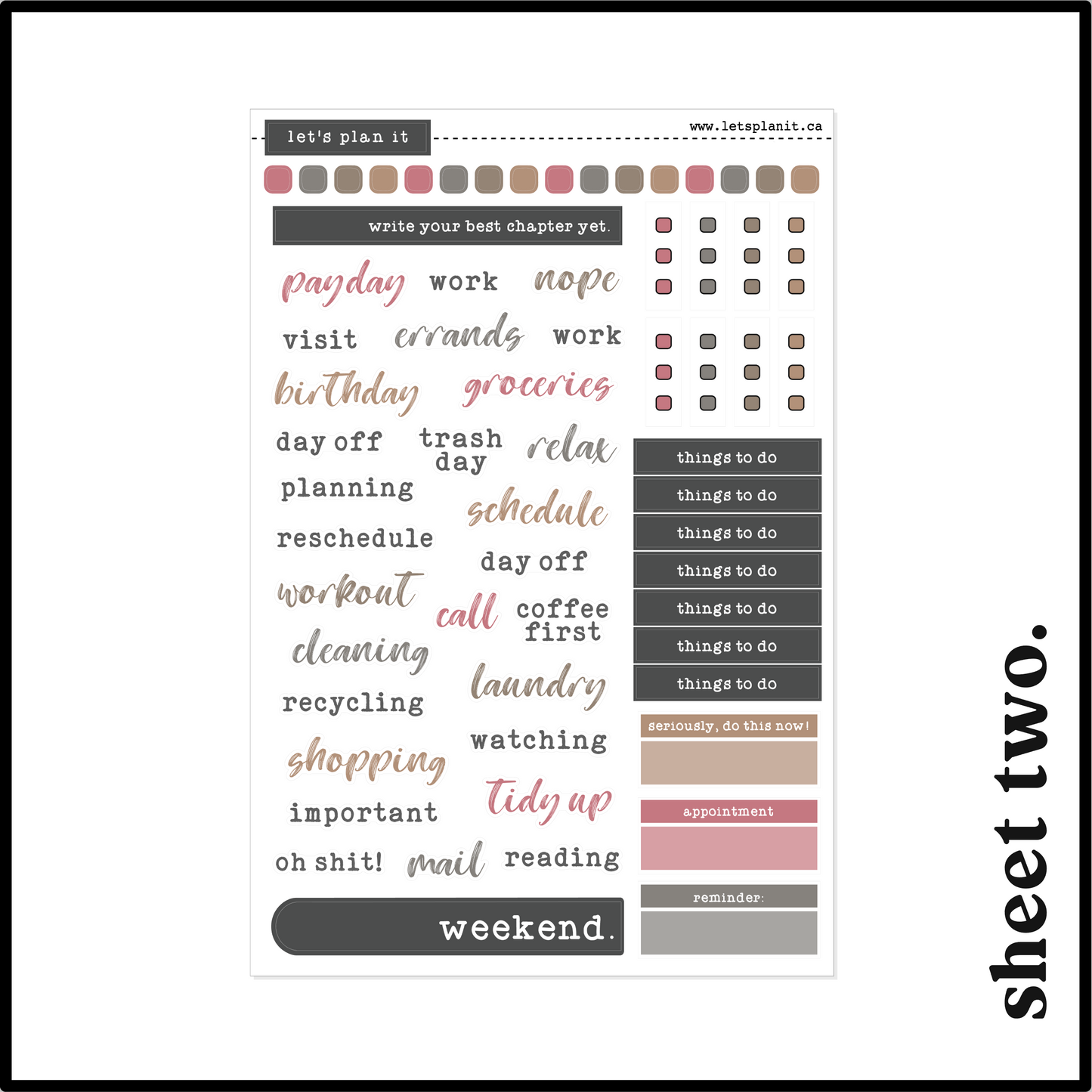 KATIE COLLECTION | Weekly Kits