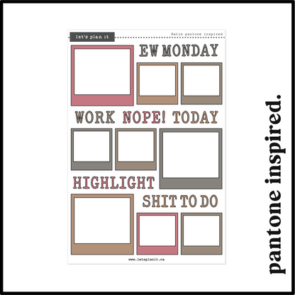 KATIE COLLECTION | Weekly Kits