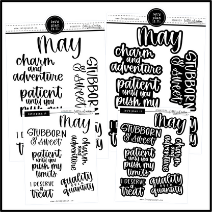 Lettered by Kim | May vibes