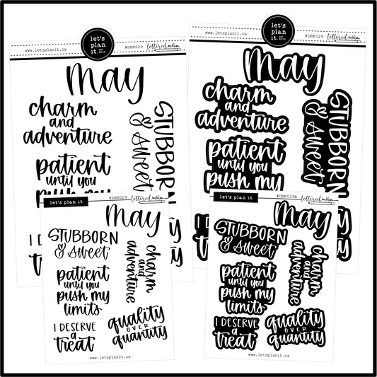 Lettered by Kim | May vibes