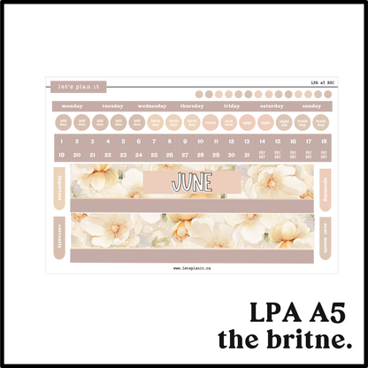 Monthly Kit: June birthstone | 8 layout options | June or Blank