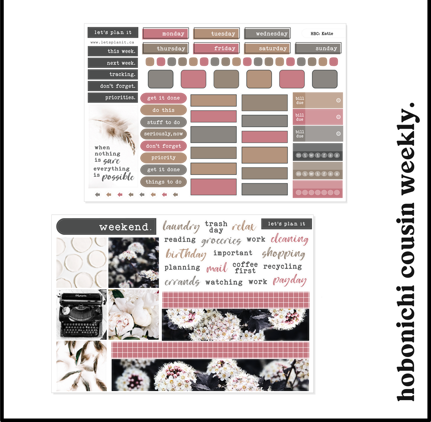 KATIE COLLECTION | Weekly Kits