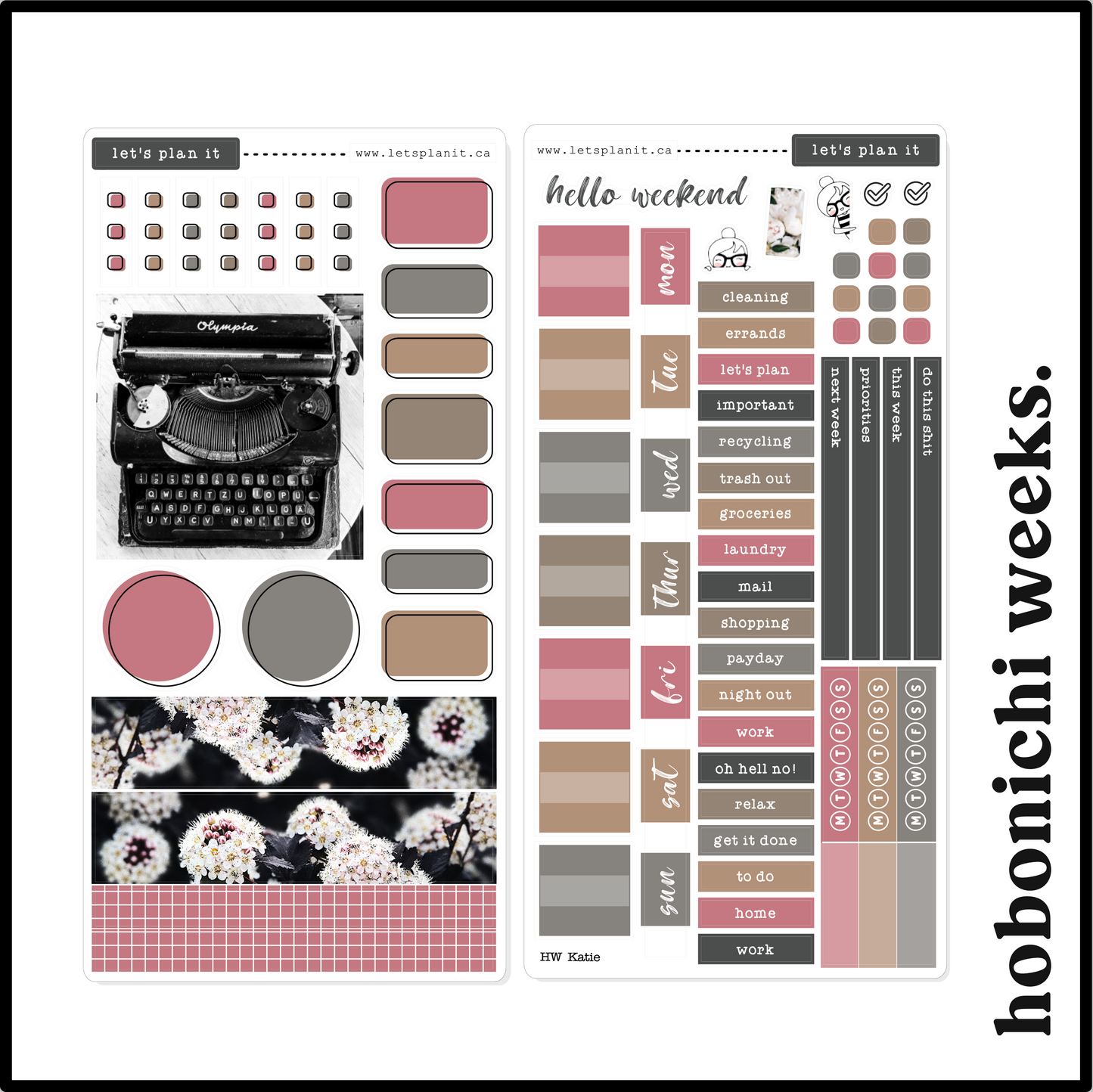 KATIE COLLECTION | Weekly Kits