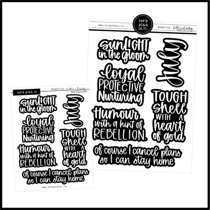 Lettered by Kim | July vibes