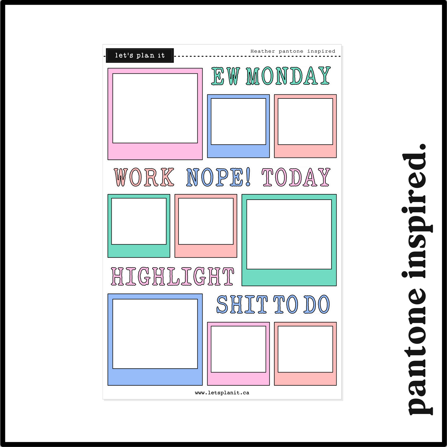 HEATHER COLLECTION | Weekly Kits
