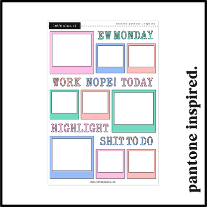 HEATHER COLLECTION | Weekly Kits