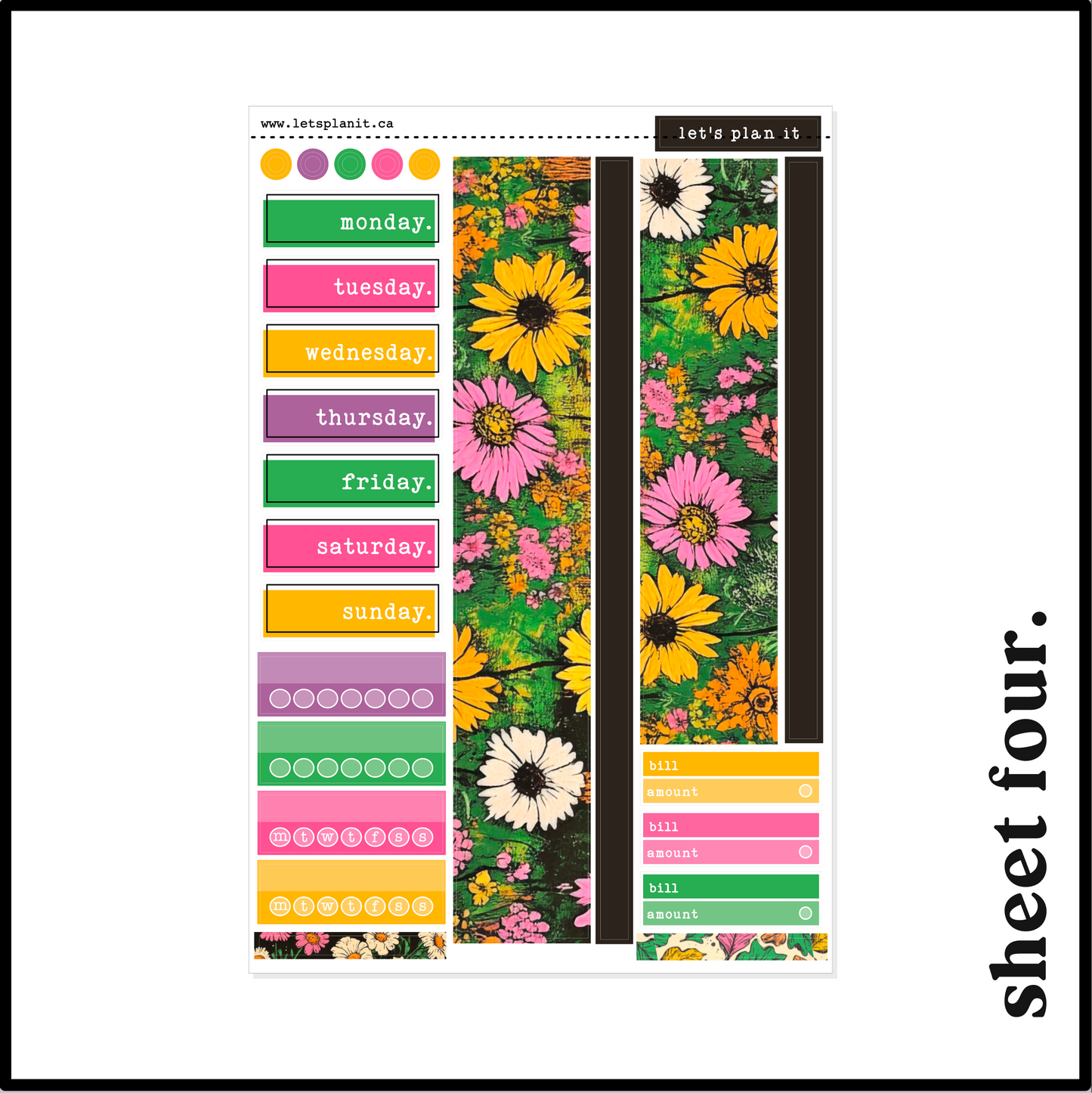 BIRDIE COLLECTION | Weekly Kits