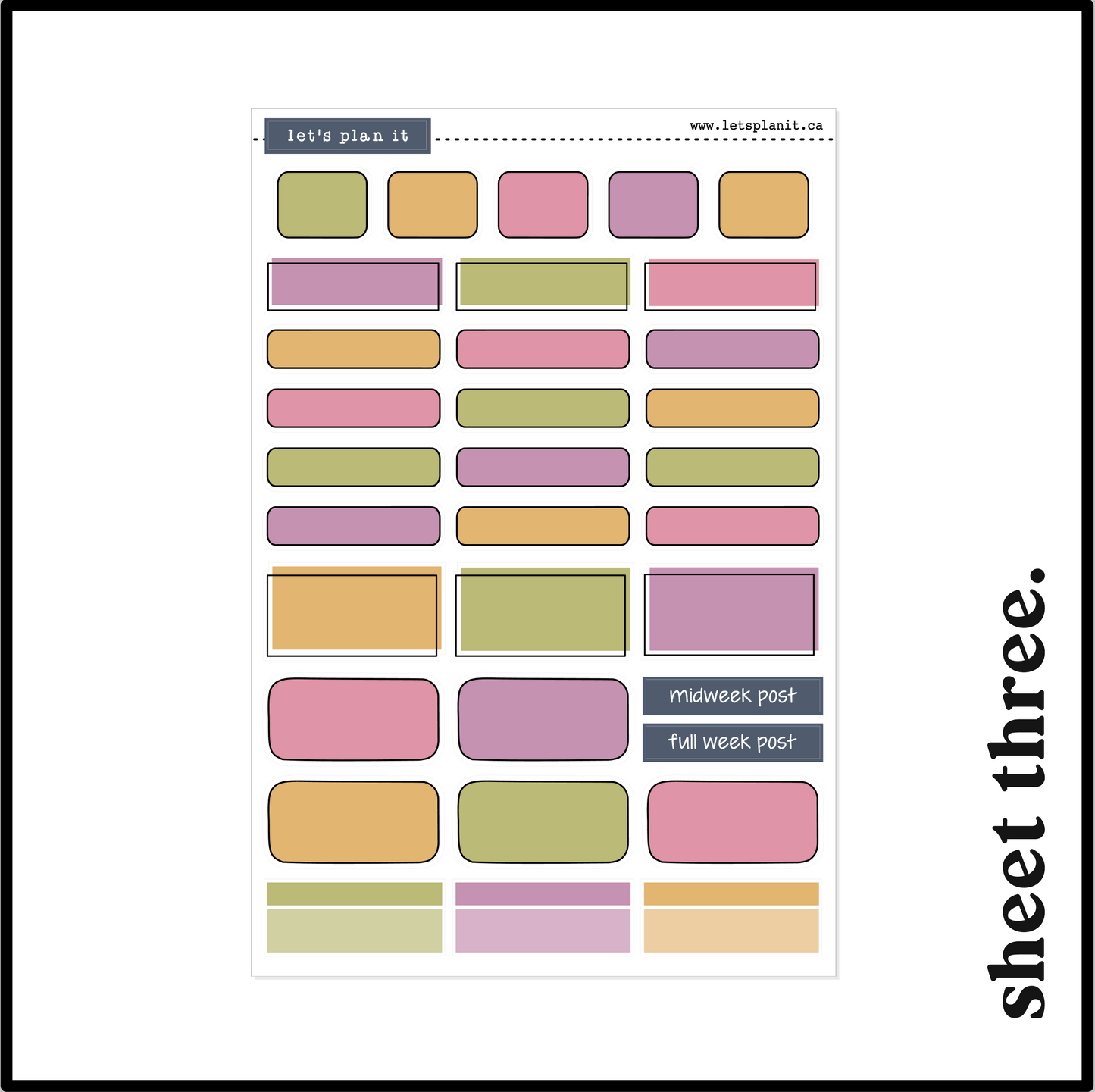 GEMMA COLLECTION | Weekly Kits