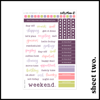 LEXIE COLLECTION | Weekly Kits