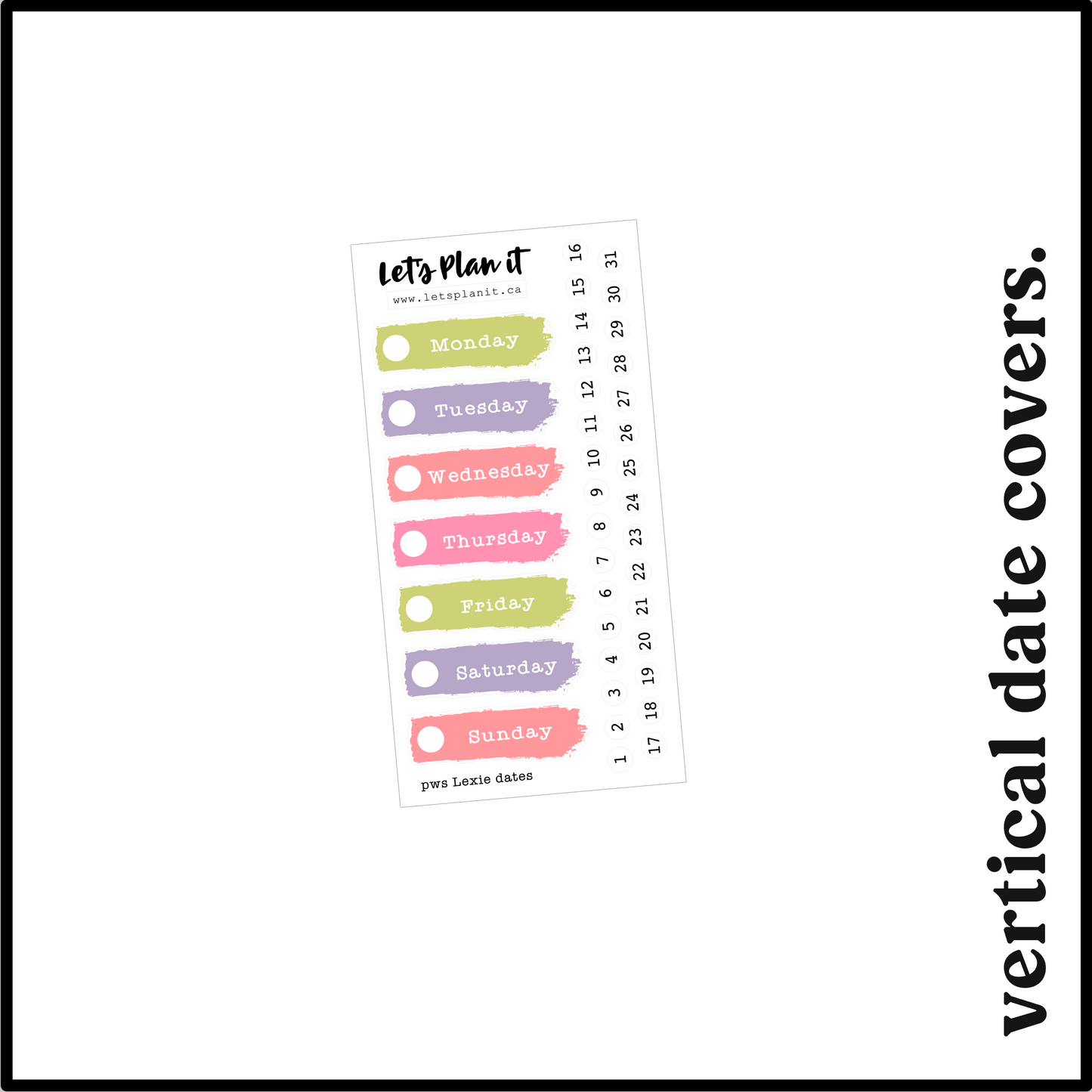 LEXIE COLLECTION | Weekly Kits