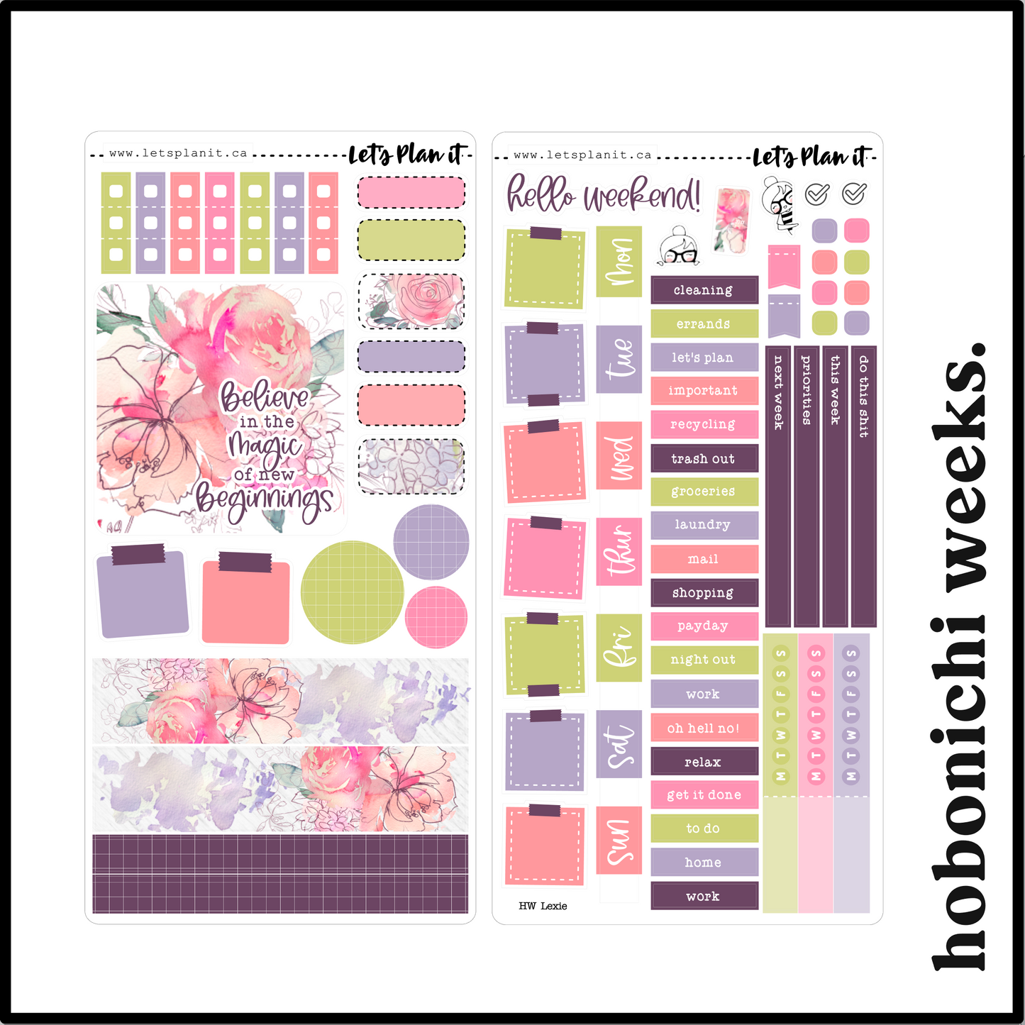 LEXIE COLLECTION | Weekly Kits