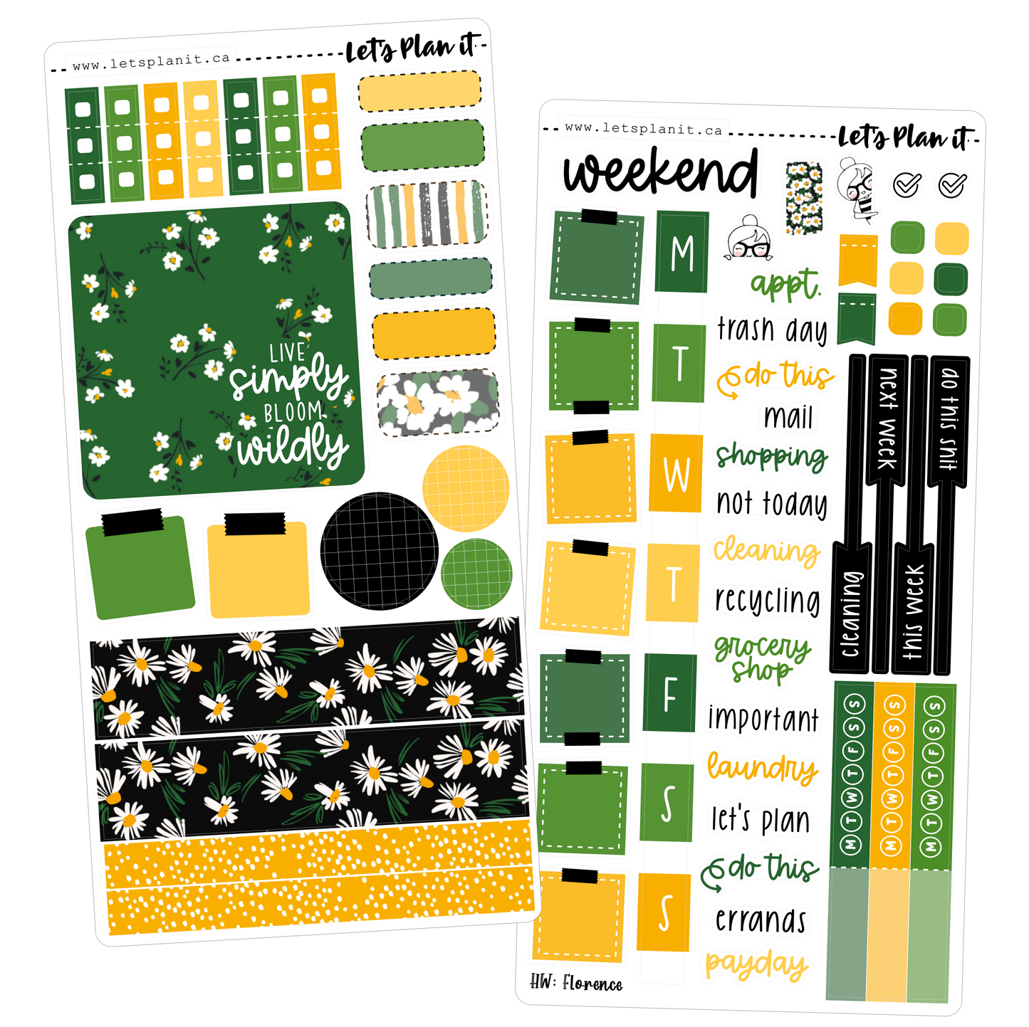 FLORENCE COLLECTION | Weekly Kits