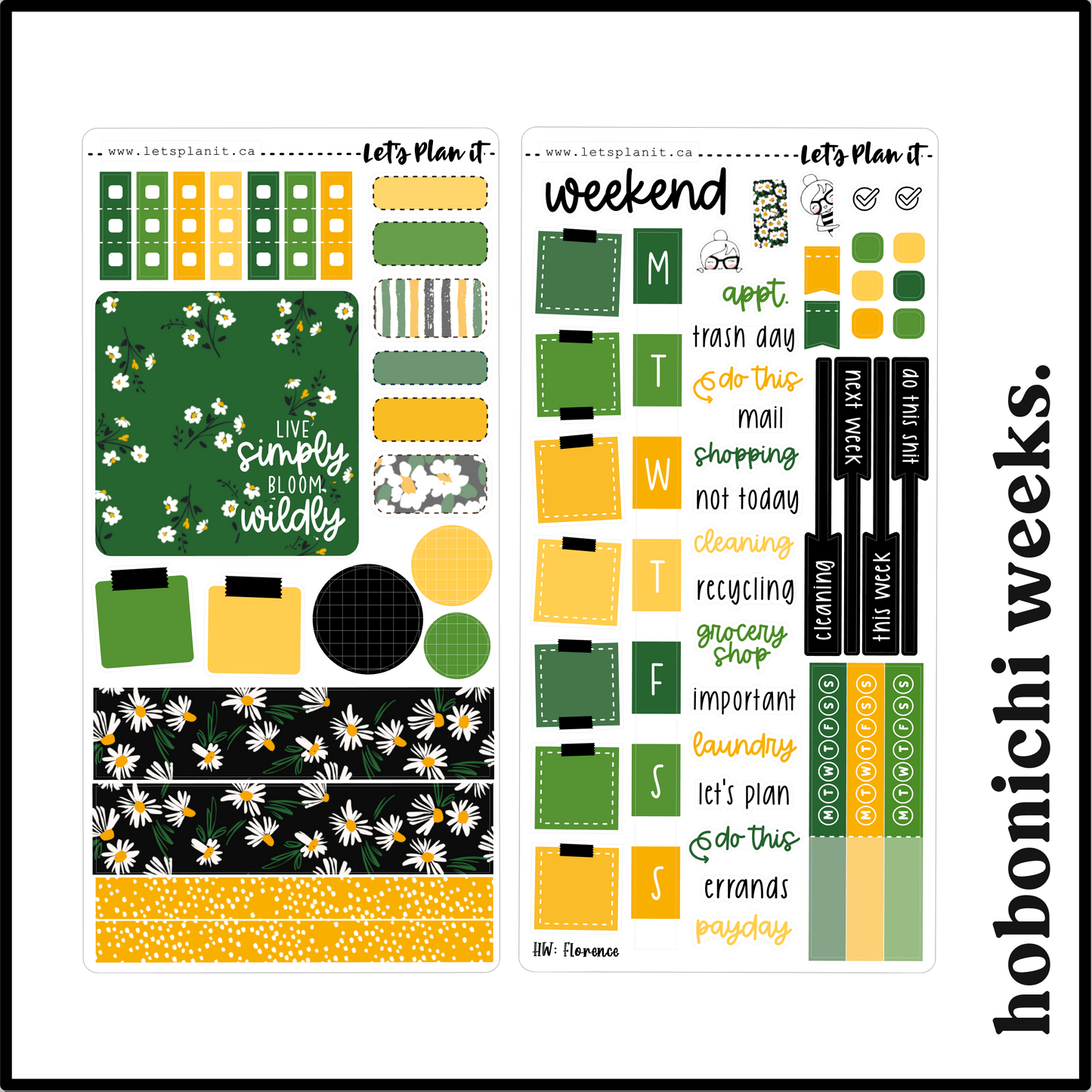FLORENCE COLLECTION | Weekly Kits
