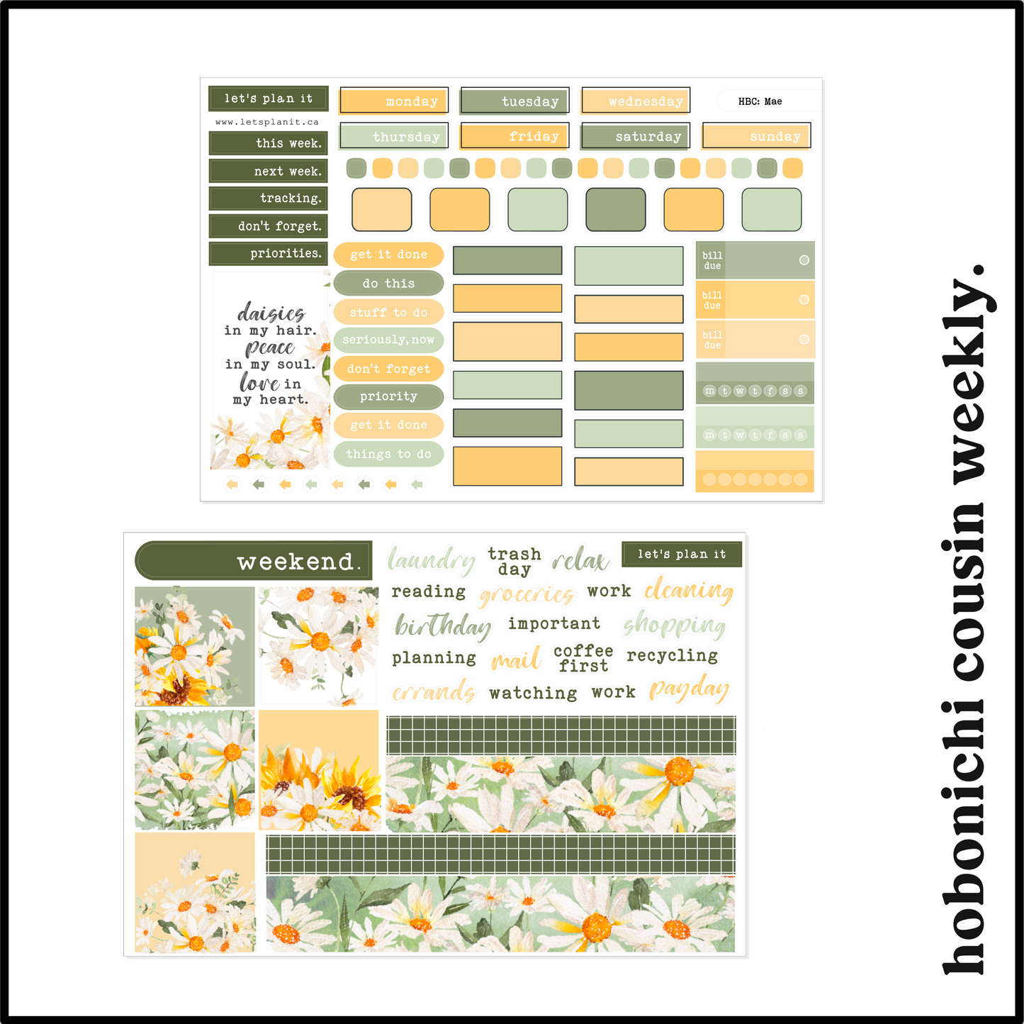 MAE COLLECTION | Weekly Kits