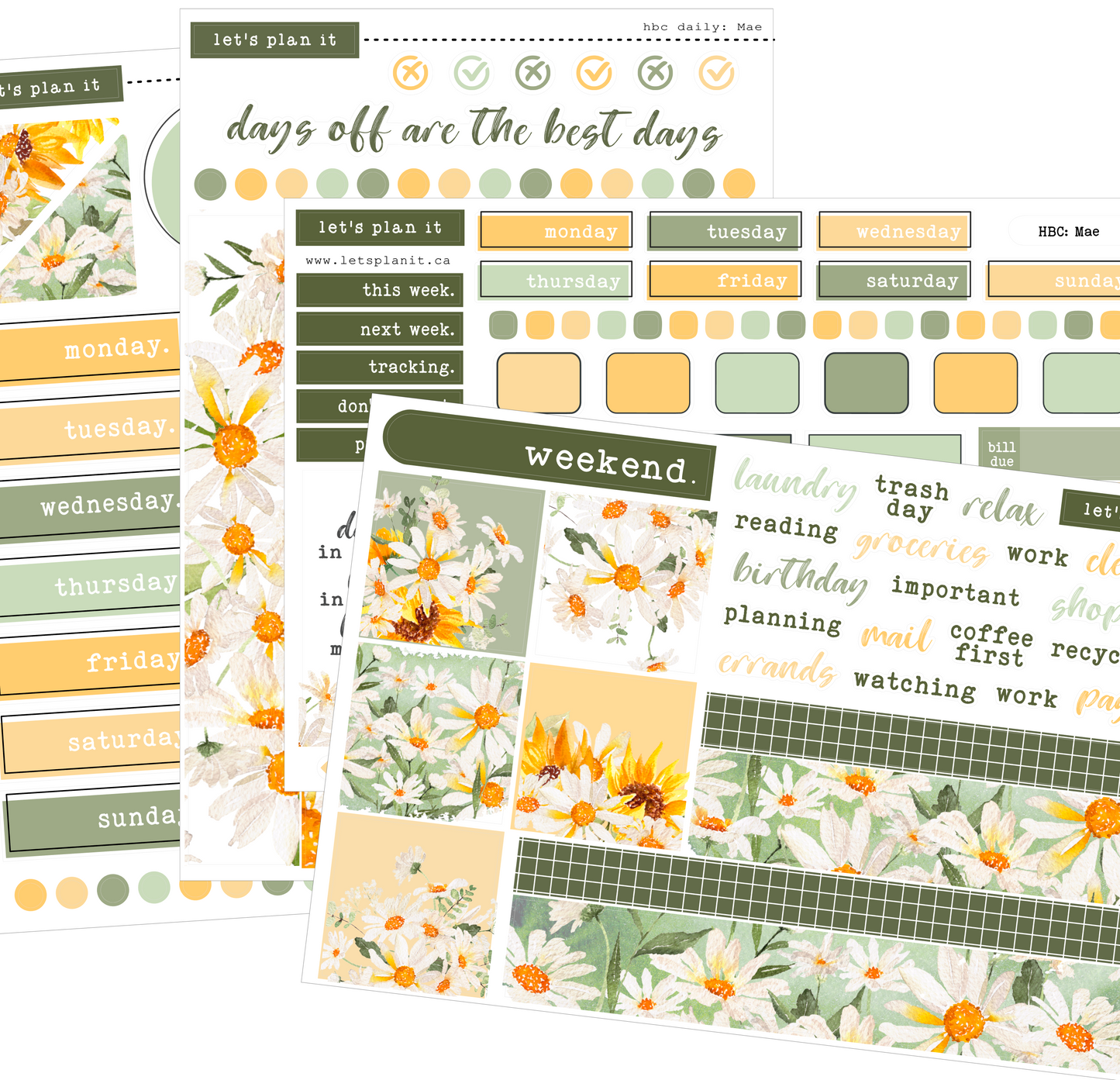 MAE COLLECTION | Weekly Kits