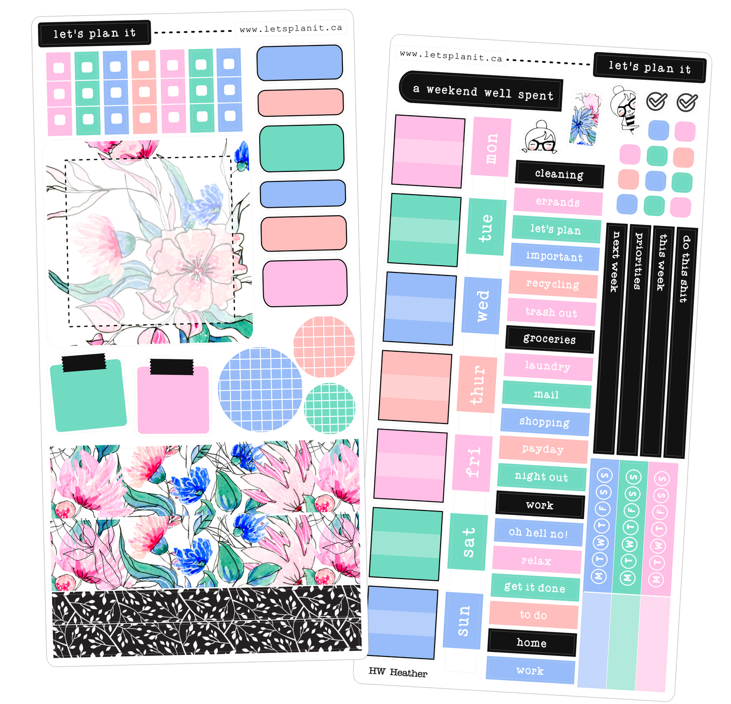 HEATHER COLLECTION | Weekly Kits