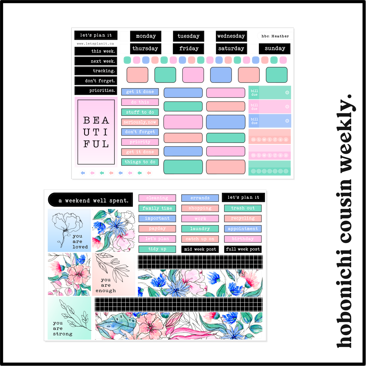 HEATHER COLLECTION | Weekly Kits