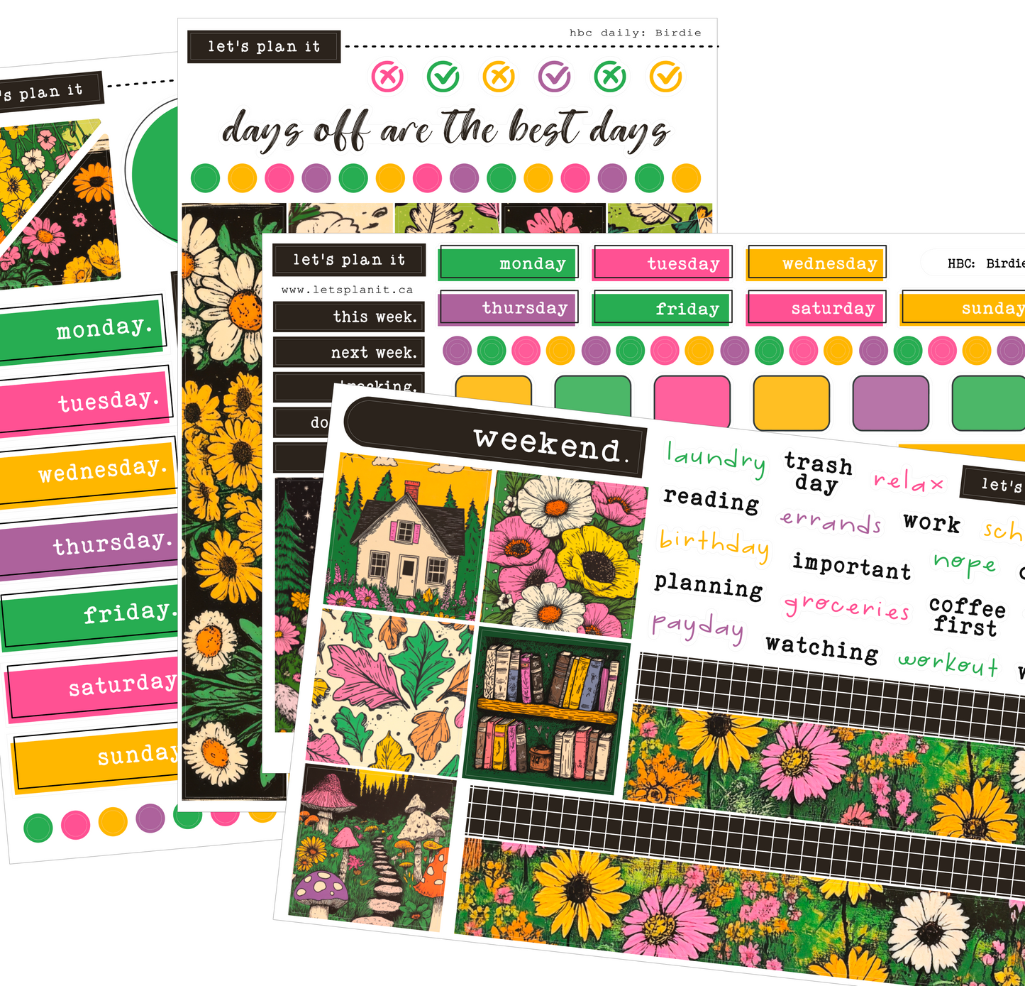 BIRDIE COLLECTION | Weekly Kits